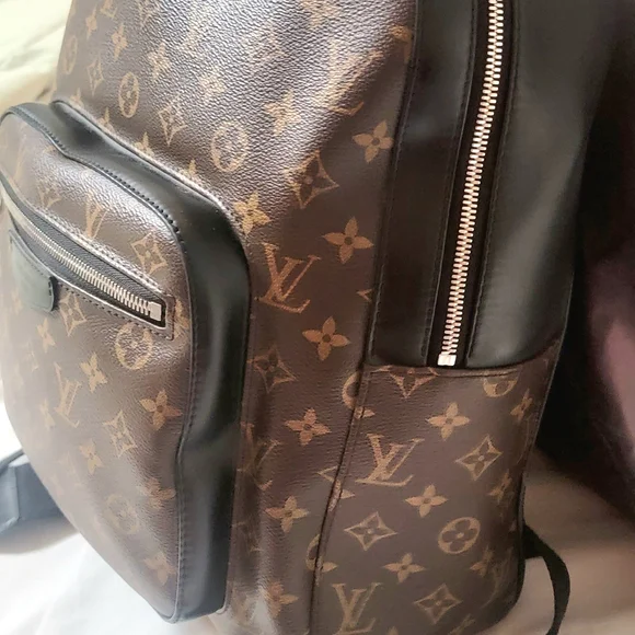 Authentic Louis Vuitton Monogram Backpack in Brown and Gold - Picture 3 of 7